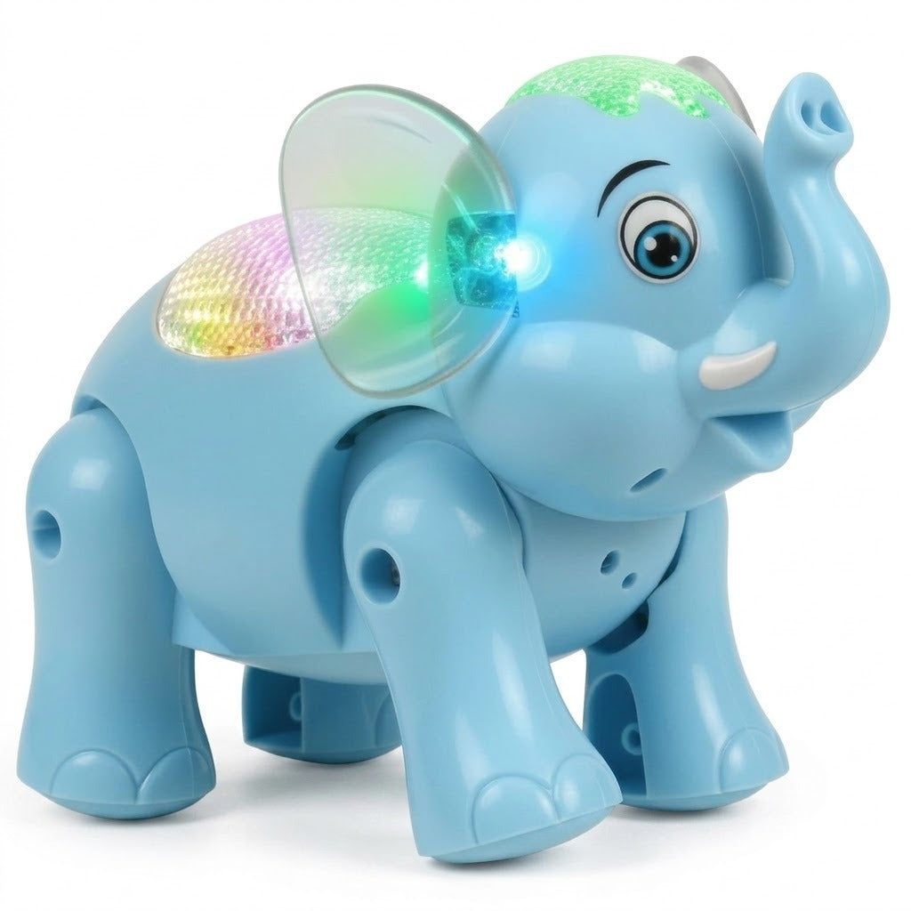 Musical Crawling Elephant Baby Toy